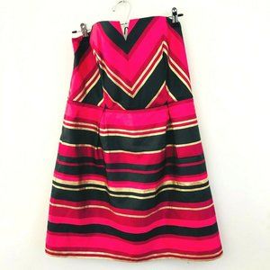 Vineyard Vines Silk Strapless Cocktail Dress
